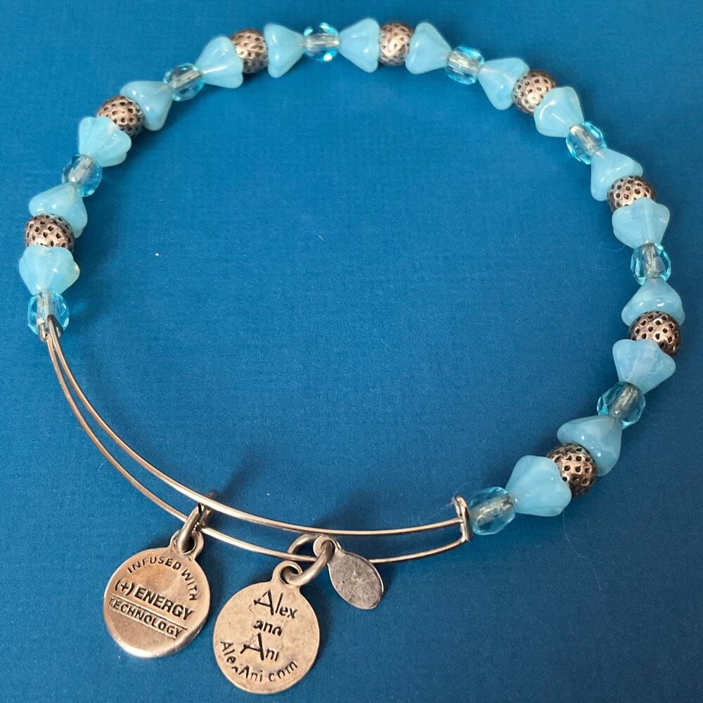 ALEX & ANI Blue Sky Mosaic  Bracelet